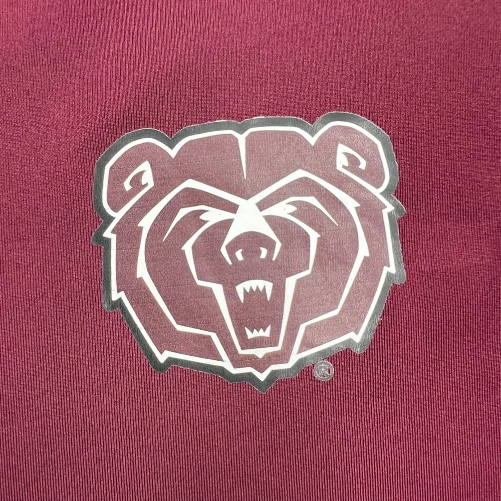 Adidas Missouri State Polo Shirt Mens XL‎ Maroon Aeroready Stretch Performance